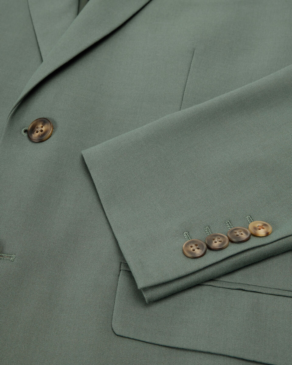 Single Breasted Tailored Jacket, Sage, hi-res